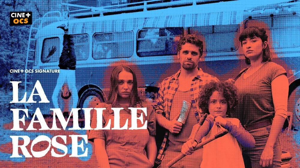 AFFICHE famille rose